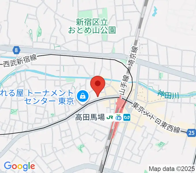 バズーカスタジオの地図
