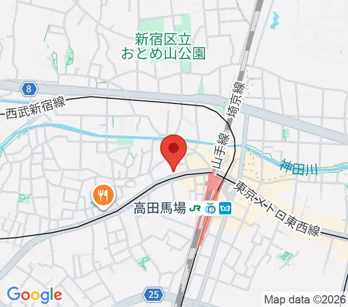 バズーカスタジオの地図