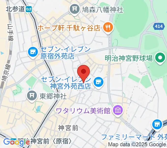 PLAZA studioの地図