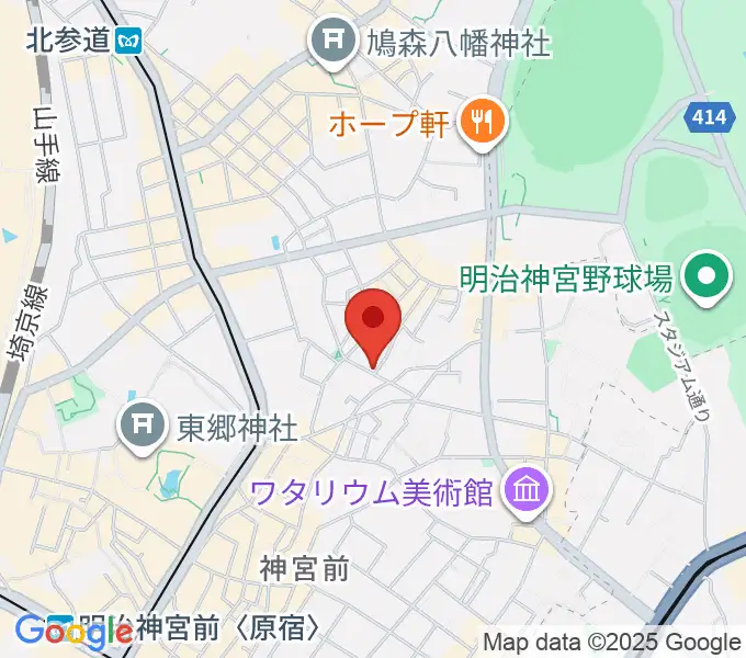 PLAZA studioの地図