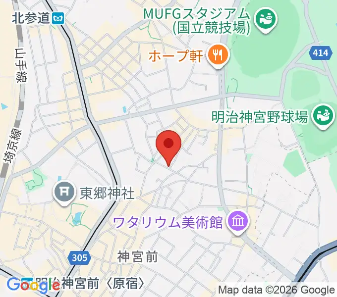 PLAZA studioの地図