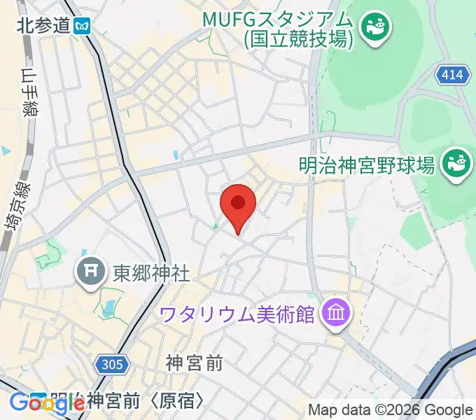 PLAZA studioの地図