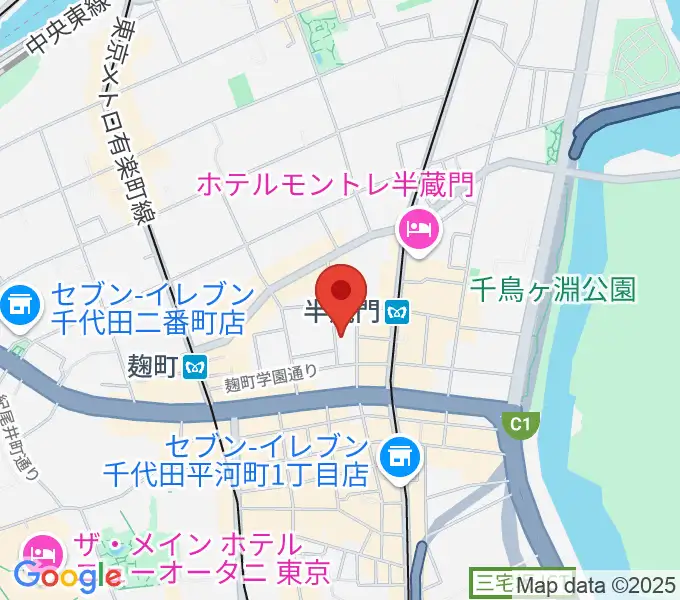 ビークルースタジオの地図