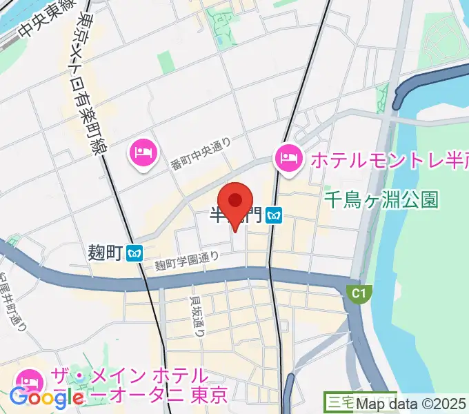 ビークルースタジオの地図
