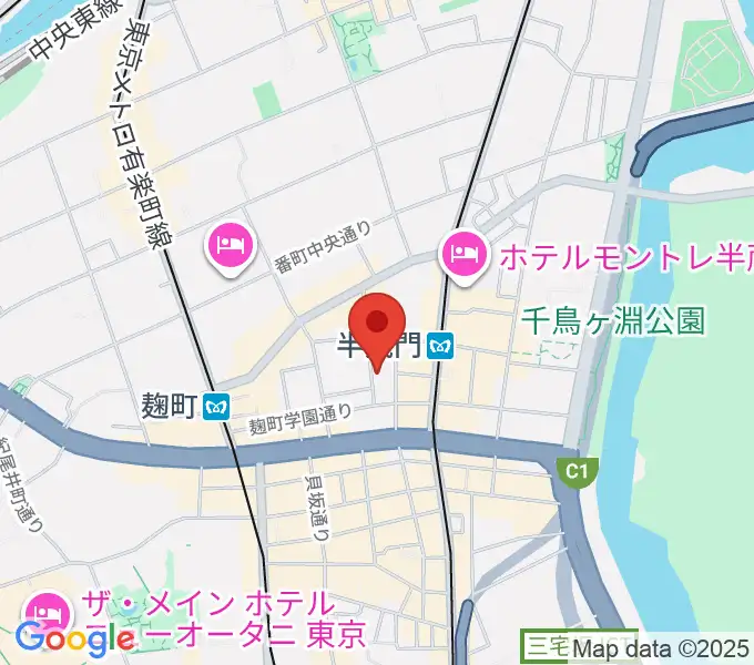 ビークルースタジオの地図