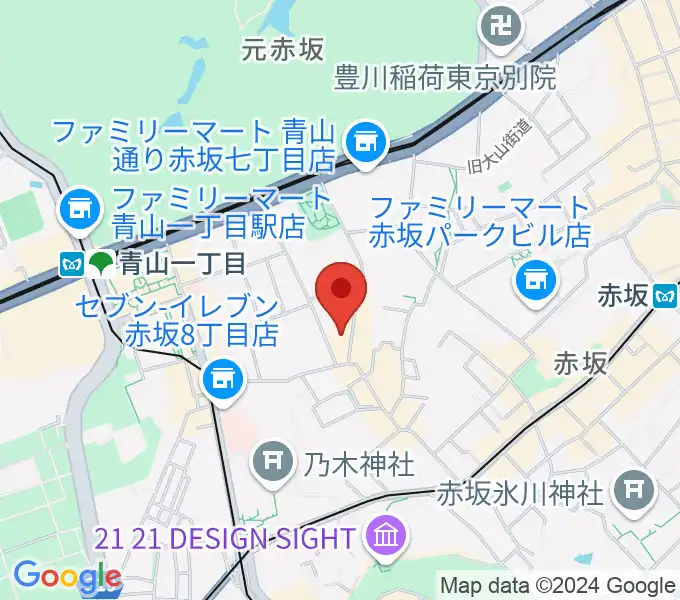 ODEN STUDIOの地図