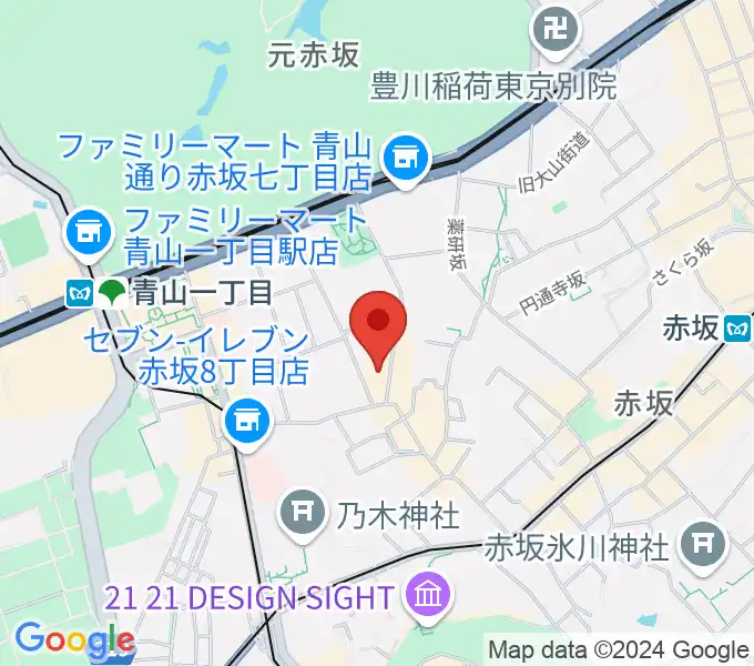 ODEN STUDIOの地図