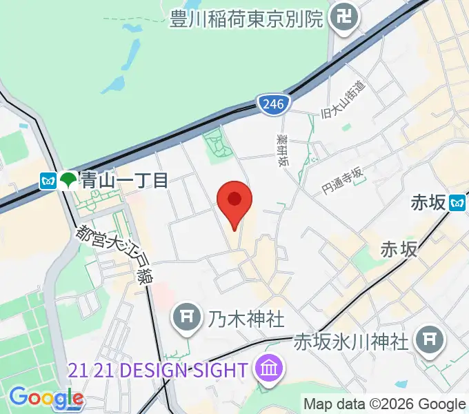 ODEN STUDIOの地図