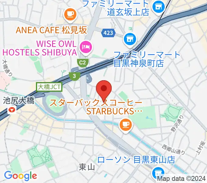 マルニスタジオの地図