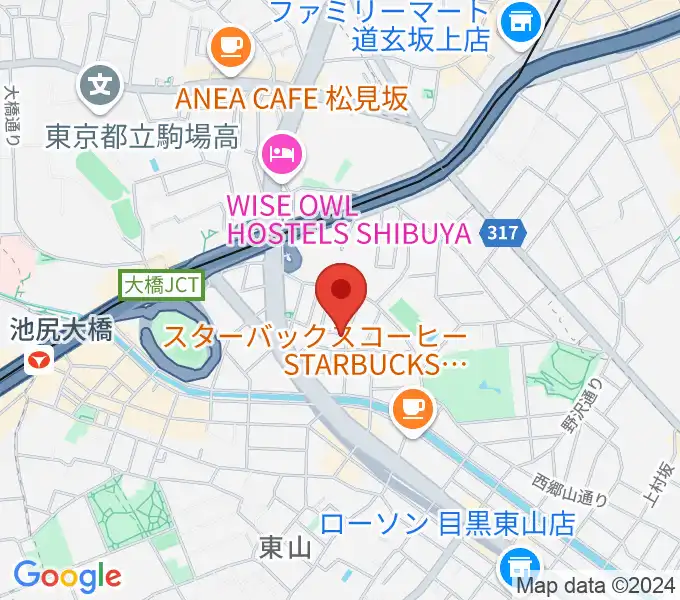 マルニスタジオの地図