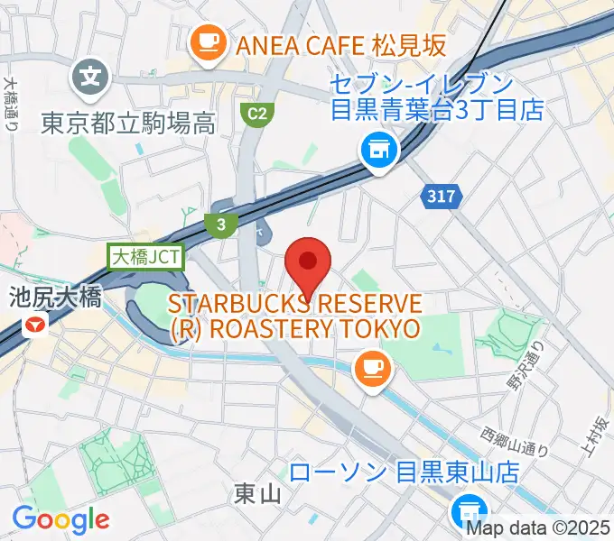 マルニスタジオの地図
