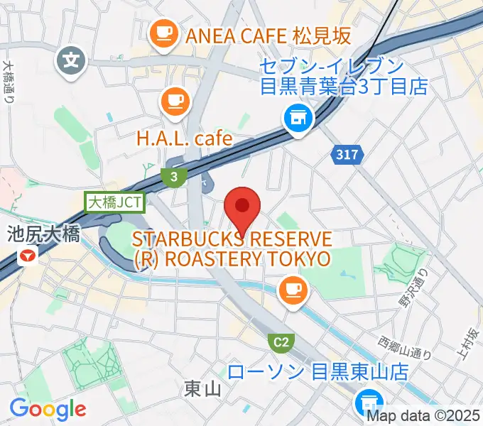 マルニスタジオの地図