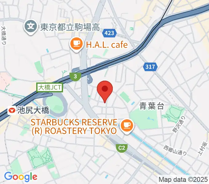 マルニスタジオの地図