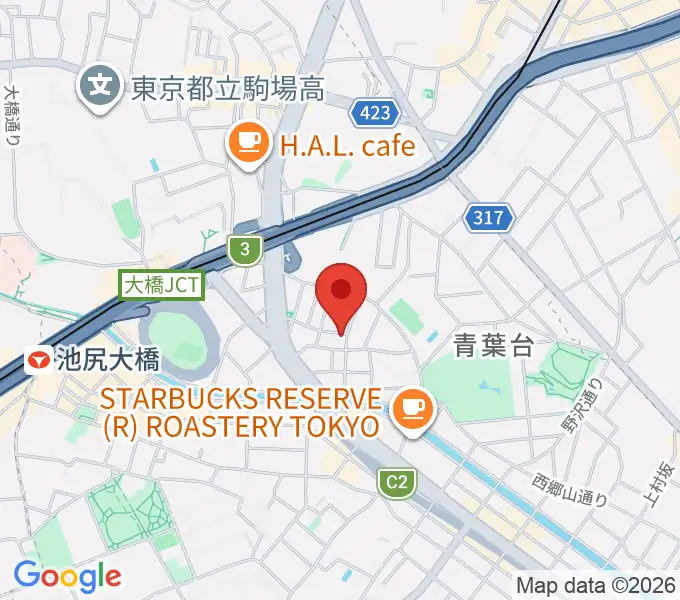 マルニスタジオの地図