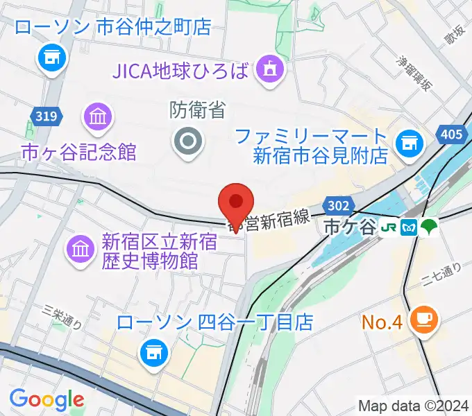 スタジオ サウンドバレイの地図