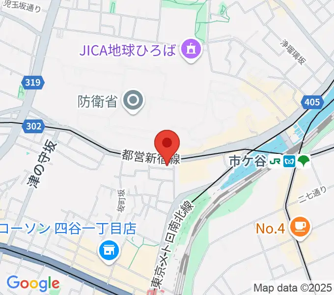 スタジオ サウンドバレイの地図