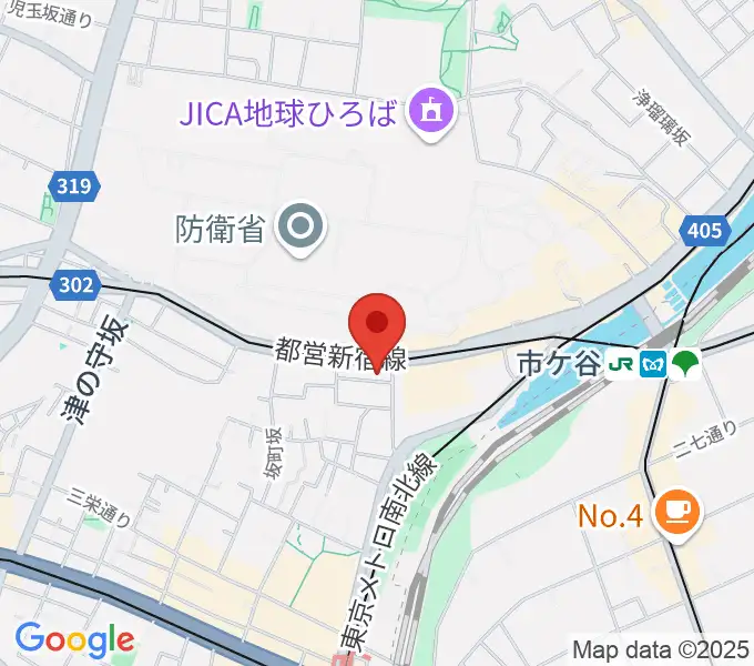 スタジオ サウンドバレイの地図