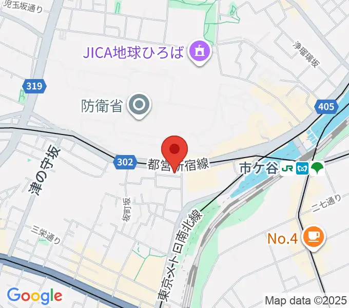 スタジオ サウンドバレイの地図