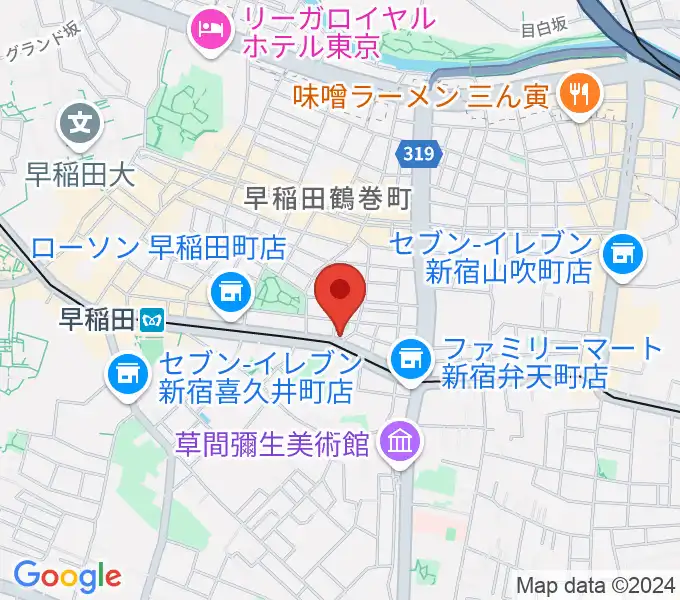 ヨシオ弦楽器の地図