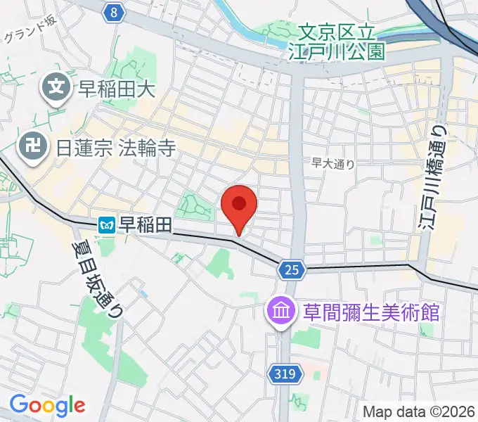 ヨシオ弦楽器の地図
