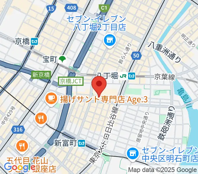 バイオリンアートの地図