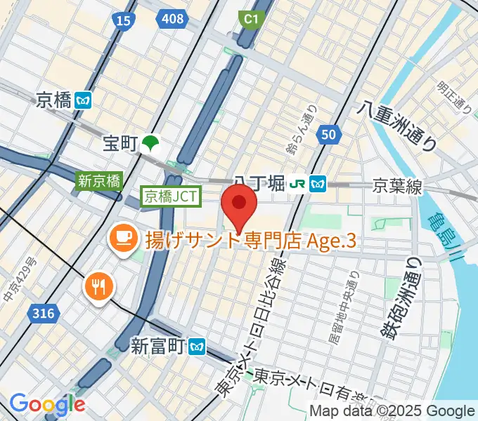 バイオリンアートの地図