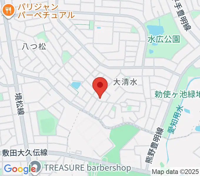 テネラメンテの地図