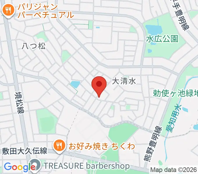 テネラメンテの地図