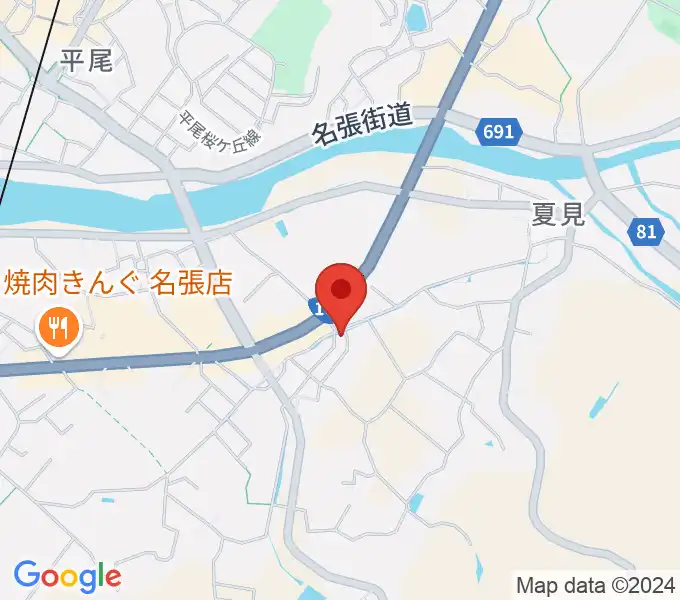 ピアノの山口の地図