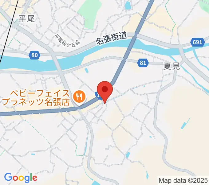 ピアノの山口の地図