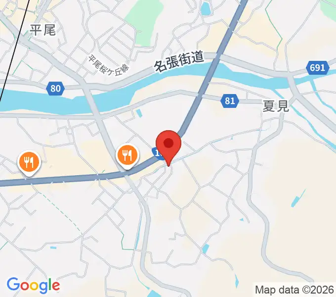 ピアノの山口の地図