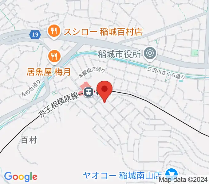 タカハシミュージックプラザの地図