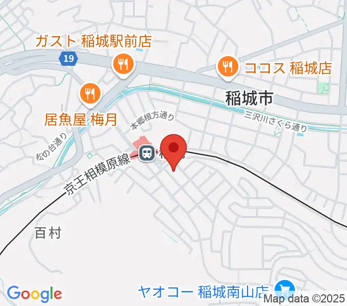 タカハシミュージックプラザの地図