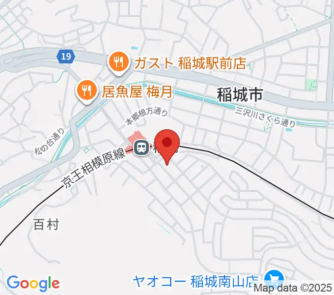 タカハシミュージックプラザの地図