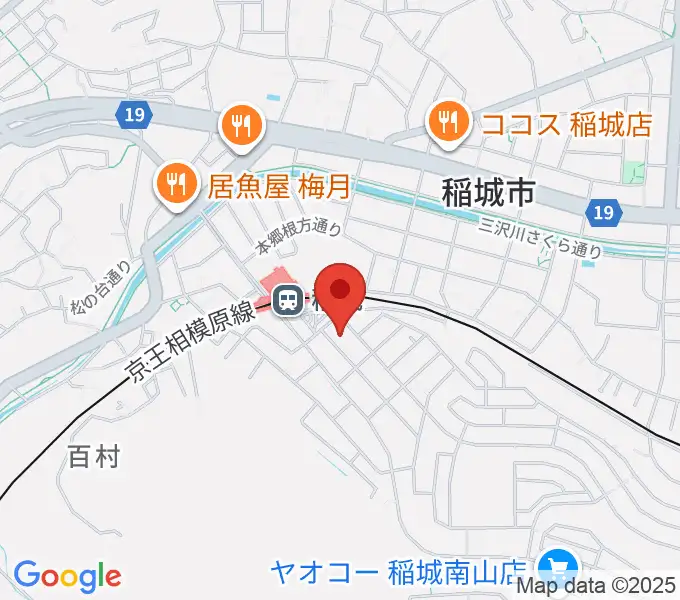 タカハシミュージックプラザの地図