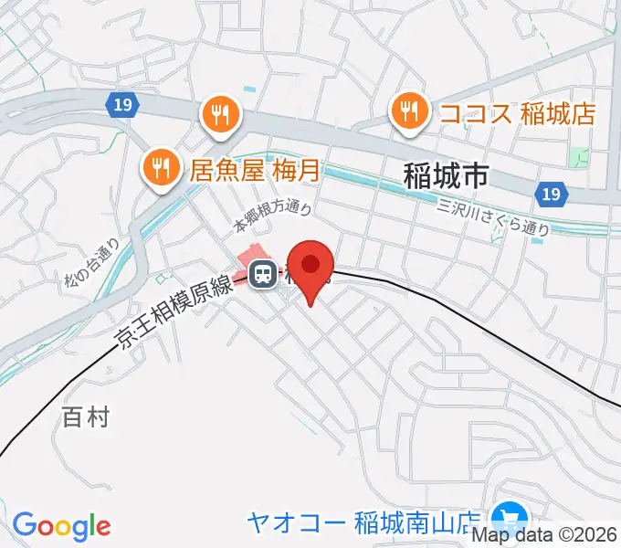 タカハシミュージックプラザの地図