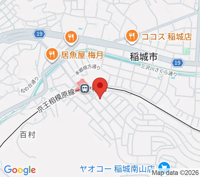 タカハシミュージックプラザの地図