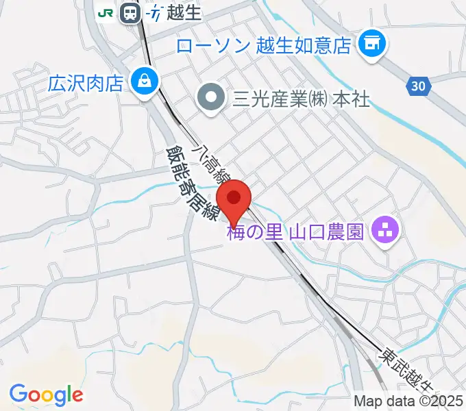 昭和楽器 埼玉ピアノ流通センターの地図