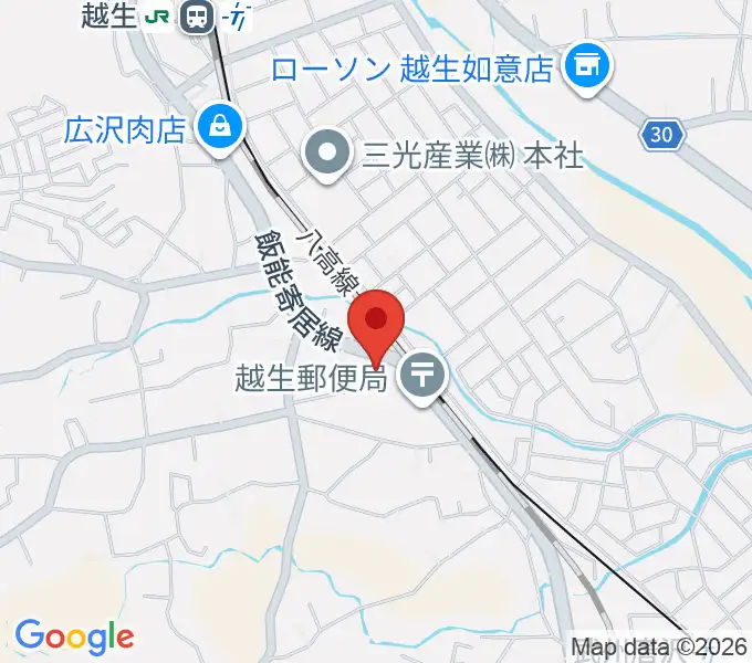 昭和楽器の地図