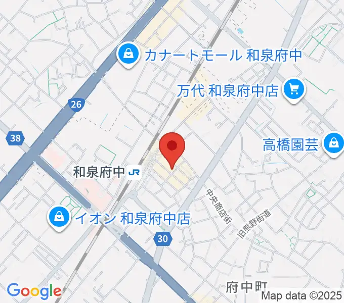 新日本ミュージック株式会社の地図