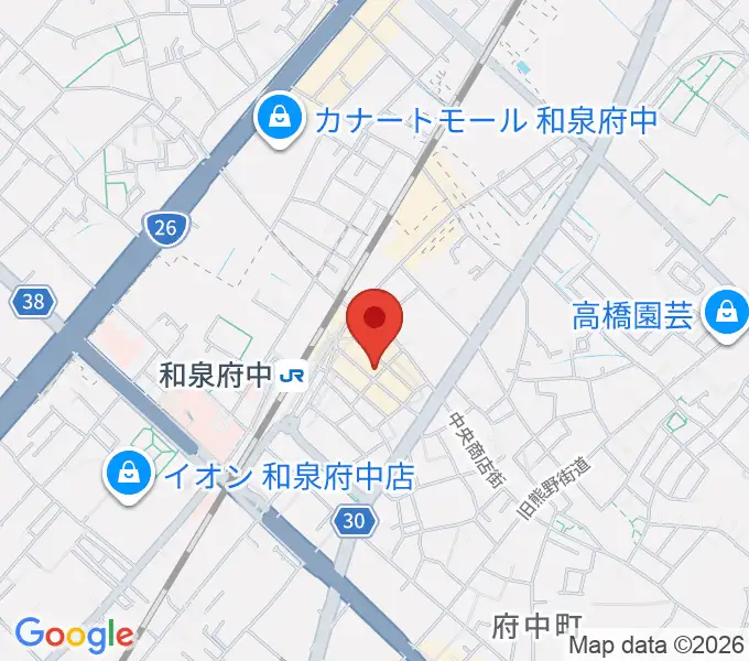 新日本ミュージック株式会社の地図