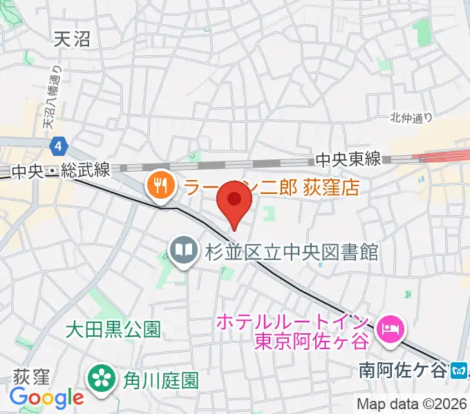 ボゴランマーケットの地図