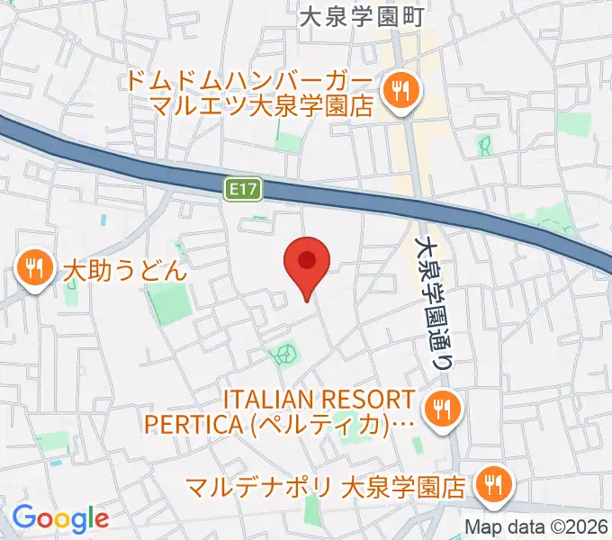 ミカドピアノサービスの地図