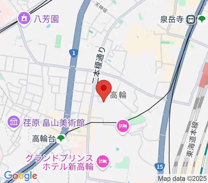 ピアノ防音ナイトーンの地図
