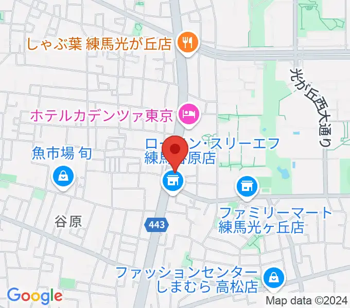 日本ピアノギャラリー新東京店の地図