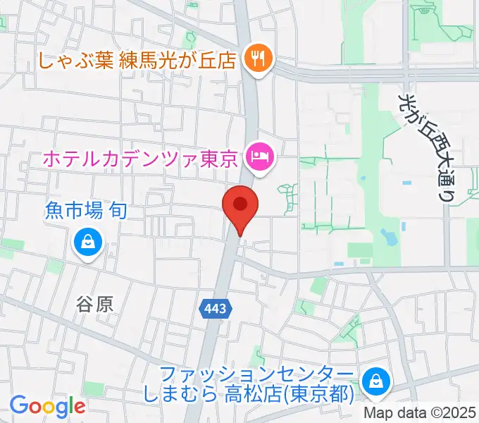 日本ピアノギャラリー東京店の地図