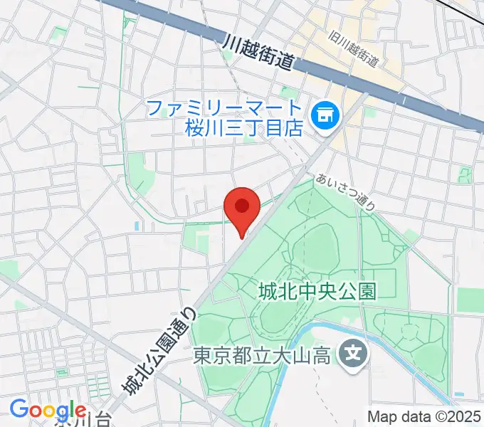 タキガミピアノ有限会社の地図