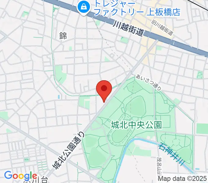 タキガミピアノ有限会社の地図