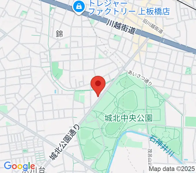 タキガミピアノ有限会社の地図