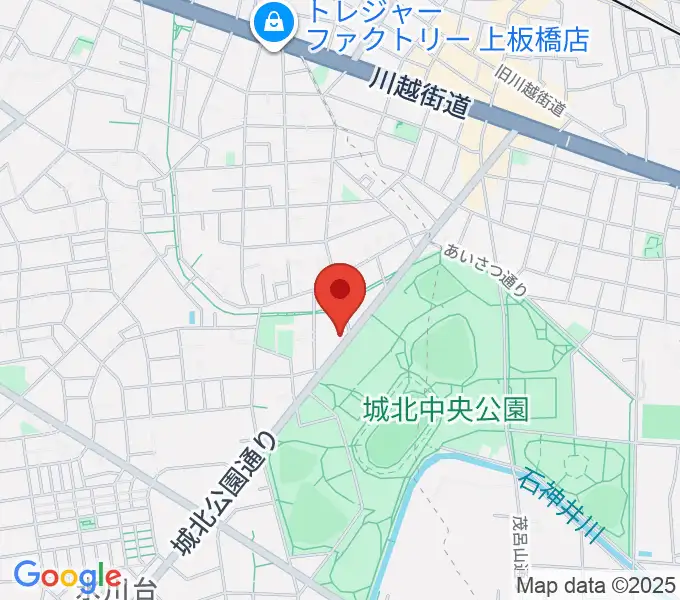 タキガミピアノ有限会社の地図